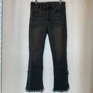 American Eagle Flare Crop Jeans
